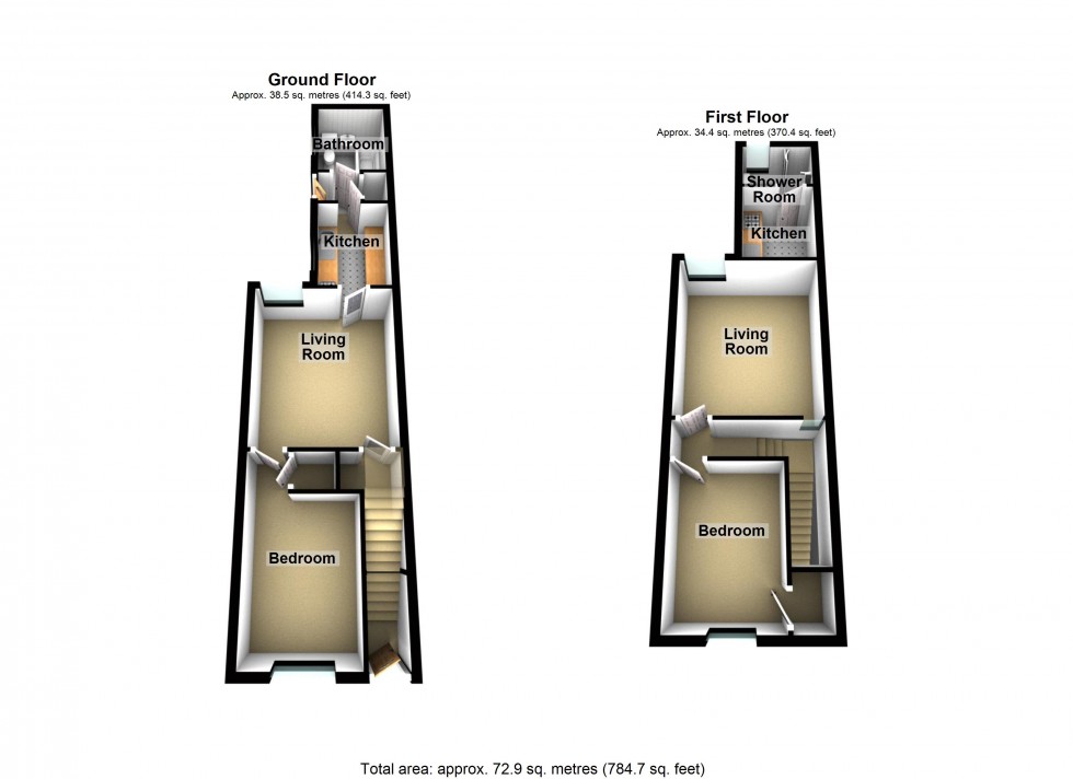 Floorplan for Wilnecote, Tamworth, Staffordshire