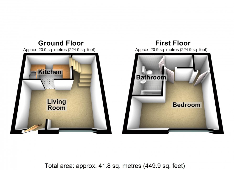 Floorplan for Birchmoor, Tamworth, Warwickshire